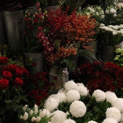 Christmas Designers Choice Bouquet - Florist in Horwich - Let our team of talented florists choose a festive, seasonal selection of flowers and foliage, hand-tied into a beautiful arrangement.